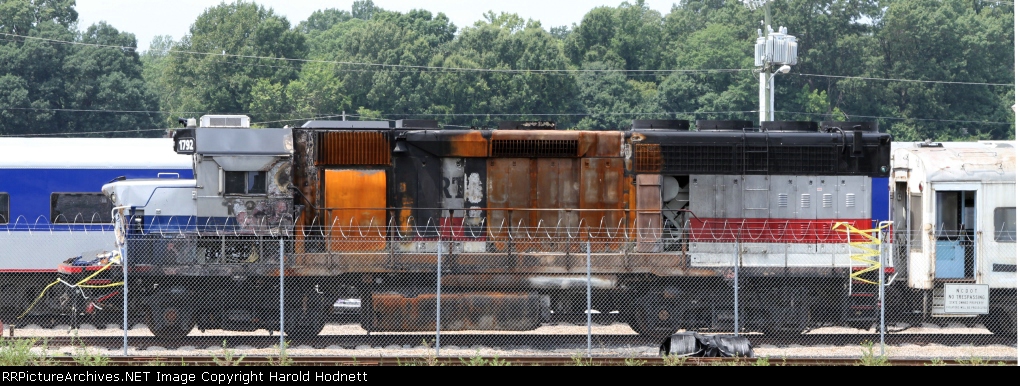 RNCX 1792 sits in the NC DOT yard